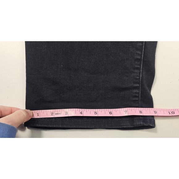 Torrid crop jegging super soft black denim stretch jeans sz 28 plus casual - Picture 8 of 9